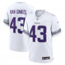 men's & kids Minnesota Vikings 43 Andrew Van Ginkel Jersey White Alternate F.U.S.E. Football Game