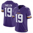 men's & kids Minnesota Vikings 19 Adam Thielen Jersey Purple F.U.S.E. Limited Football Player Game