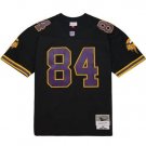 men's & youth Minnesota Vikings 84 Randy Moss Jersey Black Throwback M&N Football Retired Player