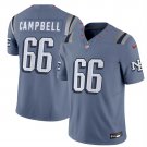 men's & kids New England Patriots 66 Will Campbell Jersey Storm Blue FUSE 2025 Rivalries Collection