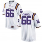 men's & youth LSU Tigers 66 Will Campbell Jersey White College Football Limited Player Team Game