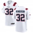 men's & kids New England Patriots 32 TreVeyon Henderson Jersey White 2025 Draft FUSE Football Game