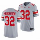 men's & youth Ohio State Buckeyes 32 TreVeyon Henderson Jersey Grey F.U.S.E. College Football Game