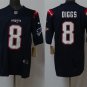 men's & kids New England Patriots 8 Stefon Diggs Jersey Navy F.U.S.E. Limited Football Player Game