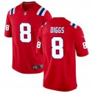 men's & kids New England Patriots 8 Stefon Diggs Jersey Red F.U.S.E. Limited Football Player Game