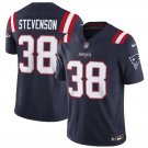 men's & kids New England Patriots 38 Rhamondre Stevenson Jersey Navy F.U.S.E. Limited Football Game