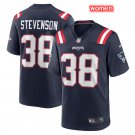 women's New England Patriots 38 Rhamondre Stevenson Jersey Navy FUSE Limited Football Player Game