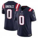 men's & kids New England Patriots 0 Christian Gonzalez Jersey Navy FUSE Limited Football Player Game