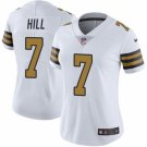 women's New Orleans Saints 7 Taysom Hill Jersey White Alternate FUSE Limited Football Player Game