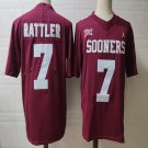 men's & youth Oklahoma Sooners 7 Spencer Rattler Jersey Crimson College Limited Football Player Game