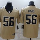 men's & kids New Orleans Saints 56 Demario Davis Jersey Gold Limited Football Player Team Game