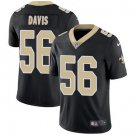 men's & kids New Orleans Saints 56 Demario Davis Jersey Black Limited Football Player Team Game