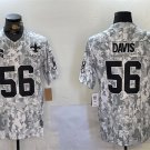men's & youth New Orleans Saints 56 Demario Davis Jersey Arctic 2024 Salute To Service FUSE Football