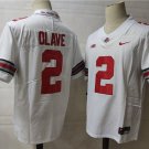 men's & youth Ohio State Buckeyes 2 Chris Olave Jersey White College Football Player Team Game