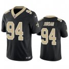 men's & kids New Orleans Saints 94 Cameron Jordan Jersey Black FUSE Limited Football Player Game