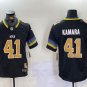 men's & kids New Orleans Saints 41 Alvin Kamara Jersey Black 2024 FUSE Limited Football Player Game