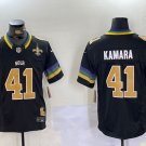 men's & kids New Orleans Saints 41 Alvin Kamara Jersey Black 2024 FUSE Limited Football Player Game
