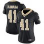 women's New Orleans Saints 41 Alvin Kamara Jersey Black F.U.S.E. Limited Football Player Team Game
