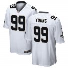 men's & kids New Orleans Saints 99 Chase Young Jersey White FUSE Limited Football Player Team Game