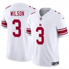 men's & kids New York Giants 3 Russell Wilson Jersey White FUSE Limited Football Player Team Game