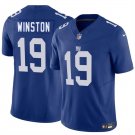 men's & kids New York Giants 19 Jameis Winston Jersey Blue FUSE Limited Football Player Team Game