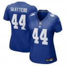 women's New York Giants 44 Cam Skattebo Jersey Blue F.U.S.E. Limited Football Player Team Game