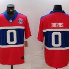 men's & kids New York Giants 0 Brian Burns Jersey Red FUSE with Patch Limited Football Player Game