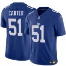 men's & kids New York Giants 51 Abdul Carter Jersey Blue 2025 Draft F.U.S.E. Limited Football Game