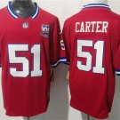 men's & youth New York Giants 51 Abdul Carter Jersey Red 100th Season and State Patch FUSE Football