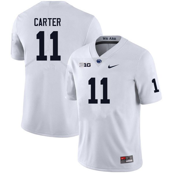 men's & youth Penn State Nittany Lions 11 Abdul Carter Jersey White F.U.S.E. College Football Game