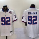 men's & kids New York Giants 92 Michael Strahan Jersey White 100th Season Patch Football Retired