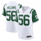 men's & kids New York Jets 56 Quincy Williams Jersey White F.U.S.E. Limited Football Player Game
