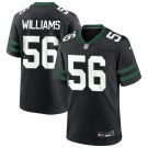 men's & kids New York Jets 56 Quincy Williams Jersey Black FUSE Limited Football Player Team Game