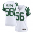 women's New York Jets 56 Quincy Williams Jersey White Classic Alternate FUSE Football Player Game