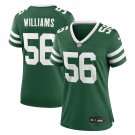 women's New York Jets 56 Quincy Williams Jersey Green F.U.S.E. Limited Football Player Team Game
