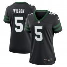 women's New York Jets 5 Garrett Wilson Jersey Black F.U.S.E. Limited Football Player Team Game