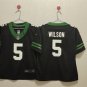 women's New York Jets 5 Garrett Wilson Jersey Black F.U.S.E. Limited Football Player Team Game