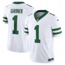 men's & kids New York Jets 1 Sauce Gardner Jersey White FUSE Limited Football Player Team Game