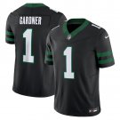 men's & kids New York Jets 1 Sauce Gardner Jersey Black FUSE Limited Football Player Team Game