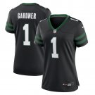 women's New York Jets 1 Sauce Gardner Jersey Black F.U.S.E. Limited Football Player Team Game