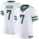 men's & kids New York Jets 7 Justin Fields Jersey White F.U.S.E. Limited Football Player Team Game