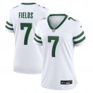 women's New York Jets 7 Justin Fields Jersey White F.U.S.E. Limited Football Player Team Game