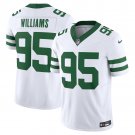 men's & kids New York Jets 95 Quinnen Williams Jersey White FUSE Limited Football Player Team Game