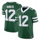 men's & kids New York Jets 12 Joe Namath Jersey Green F.U.S.E. Limited Football Retired Player