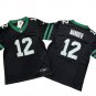 men's & kids New York Jets 12 Joe Namath Jersey Black F.U.S.E. Limited Football Retired Player