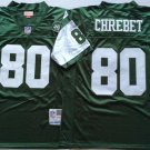 men's & youth New York Jets 80 Wayne Chrebet Jersey Green Throwback M&N Football Retired Player