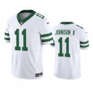 men's & kids New York Jets 11 Jermaine Johnson II Jersey White FUSE Limited Football Player Game
