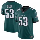 men's & kids Philadelphia Eagles 53 Zack Baun Jersey Green FUSE Limited Football Player Team Game