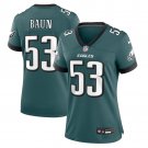 women's Philadelphia Eagles 53 Zack Baun Jersey Green F.U.S.E. Limited Football Player Team Game