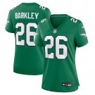 women's Philadelphia Eagles 26 Saquon Barkley Jersey Green Alternate F.U.S.E. Limited Football Game